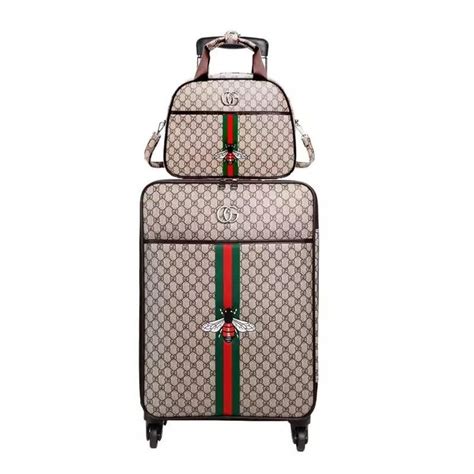 pink gucci luggage set|Gucci luggage sets cheap.